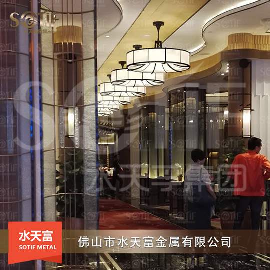 酒店餐區(qū)屏風