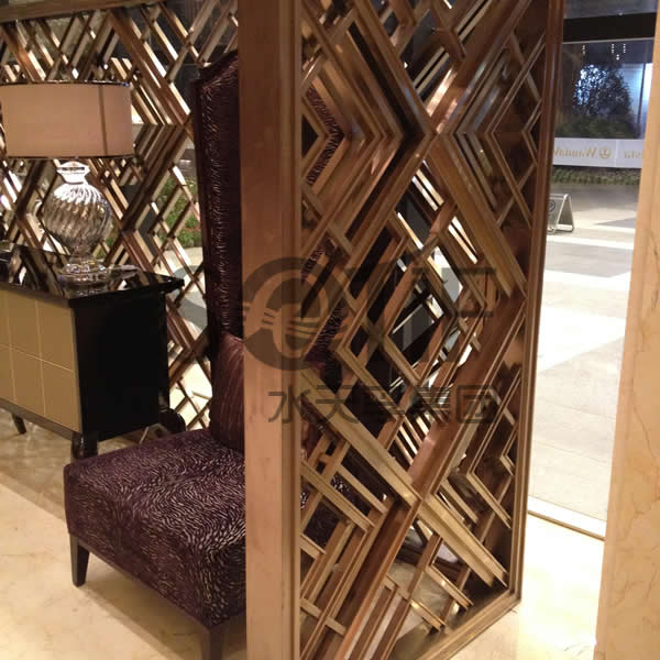 水天富金屬制品定制佛山不銹鋼屏風