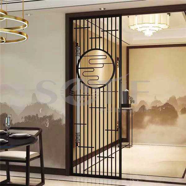 簡約時尚的不銹鋼屏風(fēng)