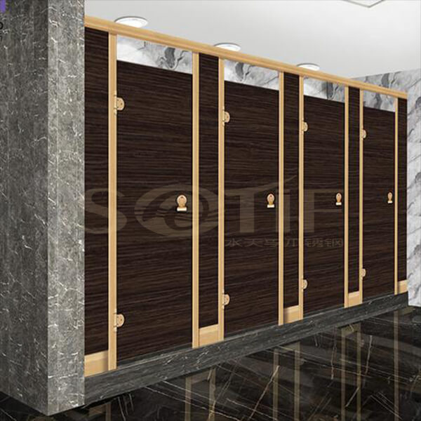 不銹鋼蜂窩板衛生間隔斷，顏值高，防水防潮